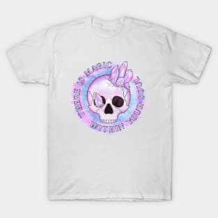 Crystal skull design T-Shirt